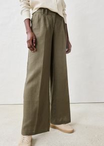 Leinenhose, grün, Größe 50, Leinen, bonprix
