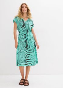 Jerseykleid aus fließendem Viskose-Mix, braun, Größe 36/38 (S), Viskose, bonprix