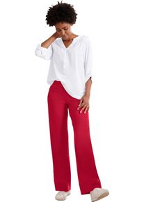 Dames Comfortjeans in losse pasvorm rood Maat 40