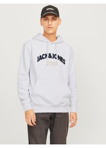 Jack & Jones Jack & Jones Hoodie JORBRONX ARCH BIG SWEAT HOOD heren hoodies maat S wit