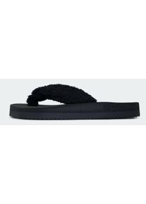 flip*flop Flip Flop Pluchen pantoffels Comfy*spa met lichte plateauzool dames pantoffels maat 36 zwart