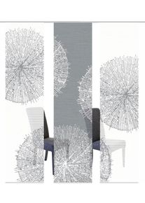 Vision S Paneelgordijn SET VAN 3 CRISTON HxB: 260x60, paneelgordijn set van 3 digitale prints (3 stuks) paneelgordijnen maat 1 grijs
