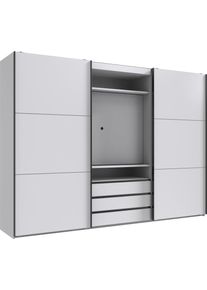 wimex Zweefdeurkast Magic by fresh to go mooie extra: met draaibaar tv-element, midden met laden zweefdeurkasten wit