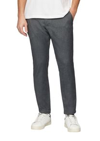 s.Oliver Chino met weefstructuur heren chino's maat 34 grijs
