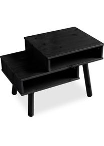 KARUP Salontafel Hako Vierbenige salontafel met twee opbergruimtes salontafels zwart
