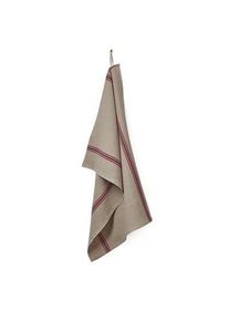 Charvet Editions Küchenhandtuch Leinen Streifen Natur
