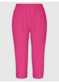 wäschepur Dames Capri-legging in fuchsia ,maat 36/38, Witt, 100% Katoen