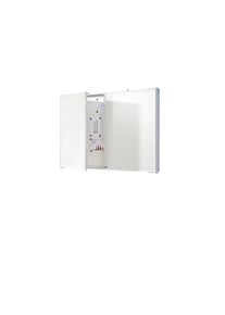 SMIT VISUAL Inklapbaar whiteboard, complete set, plaatstaal, geëmailleerd, projectieschermformaat 4:3
