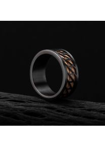 Holzkern Anillo Bariton Negro y Zebrano