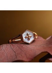 Holzkern Spectral Ring Rose Gold and Nacre
