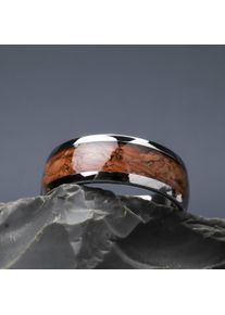 Holzkern Anello Binary Argento e Sughero