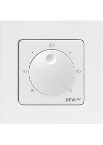 DEVI DEVIwet Raumthermostat mit Einstellrad weiß (088U2000)