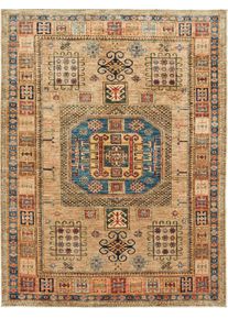 Kazak Dywan 160 x 200 Żółty (Pakistan) Ręcznie Tkany