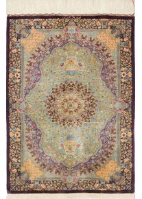 Ghom Perski dywan 60 x 80 (Iran) Ręcznie Tkany