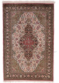 Ghom Perski dywan 80x130 (Iran) Ręcznie Tkany
