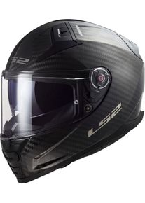 LS2 FF811 Vector II Carbon Solid, full face helmet , color: Black , size: XS