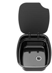 Thetford Argent bowl Sp&uuml;le, Emaille schwarz, 63x47x15,3cm