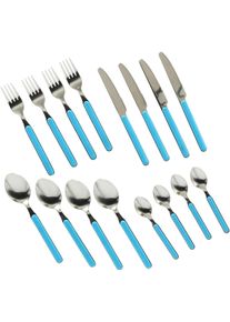 Brunner Delice Besteck-Set, 16-teilig, blau/türkis