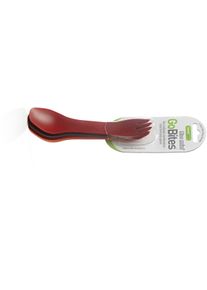 humangear GoBites UNO Mini Spork, 3er-Set, rot/grau/orange