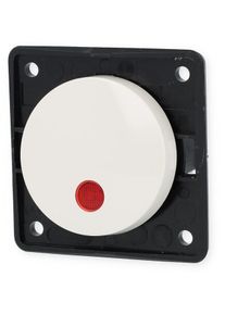 Berker Integro Flow/Pure Kontroll-Ausschalter, beleuchtet, 12V, polarwei&szlig;
