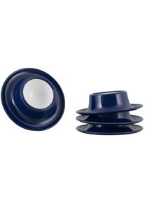 Gimex Solid Line Eierbecherset, 4er Set, blau