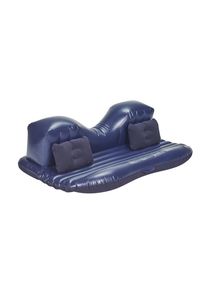 Trigano Sitzbank-Matratze mit Kopfkissen, blau