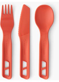 Sea To Summit Passage Besteckset, 3-teilig, orange
