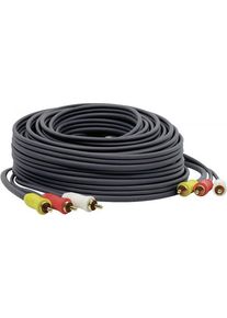 caratec Connect Cinch-A/V-Leitung, 10m