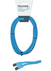 Maxview flexibles Sat-Kabel mit F-Anschl&uuml;ssen, 20m
