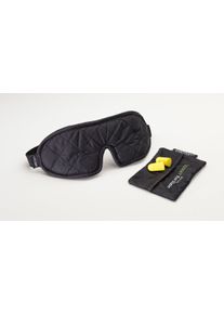 Cocoon DeLuxe Schlafbrille inkl. Ohrstöpsel, schwarz/grau