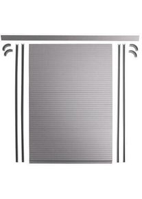 carbest Rollladentür-Komplettset, silber