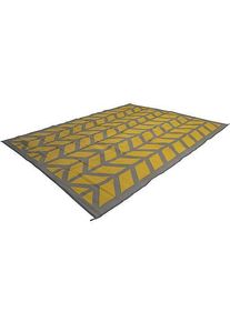 Bo-Camp Hudson Outdoor-Teppich, gelb/grau, 270x200cm