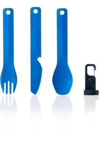 humangear GoBites BIO Reisebesteck, 3-teilig, blau