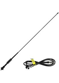 ALCA Universal Fiberglas Antenne, 80cm, schwarz