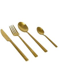 Bo-Camp Fairbanks Besteck-Set, 16-teilig, gold