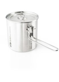 GSI Outdoors Glacier Kochtopf, Edelstahl, 1,1L