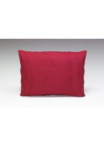 Cocoon Kissenbezug, Seide/Baumwolle, 29x38cm, rot