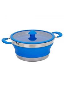 Indigo Topf, faltbar, 4L, blau