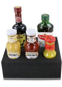 Camp-Idee Essig/Ölset Schaumstoffhalter