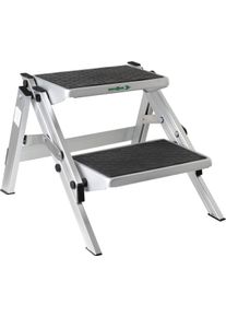Brunner Ruckstep Alu Doppeltrittstufe, grau