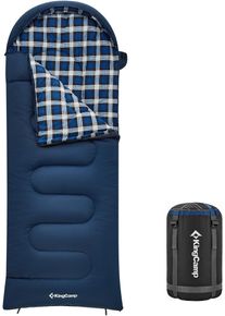 KingCamp Cloud Kids 300 Kinderschlafsack, 170x70cm, rechts, Deep Sky Blue