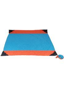 Ticket To The Moon Beach Blanket Strandmatte, blau/orange