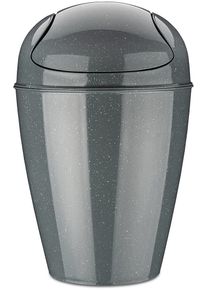 Koziol DEL M Schwingdeckeleimer, 12L, grau