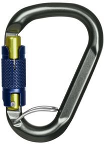 Salewa Belay Twist Lock Karabiner, grau