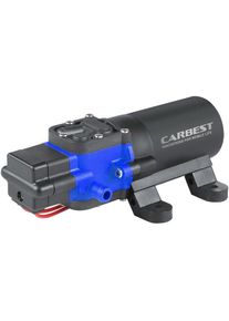 carbest Druck-Wasserupumpe, 2-Kammer, 12V, 3,8l/min, 2,8bar