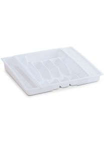 zeller Besteckkasten, ausziehbar, weiß