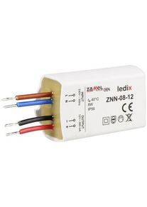 ZAMEL ZNN-08-12 LED-Treiber Konstantspannung 8W 0,66A 12V/DC &Uuml;berspannung wei&szlig;