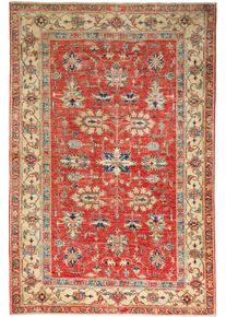 Kazak Teppe 240 x 170 Rød (Pakistan) Håndknyttet