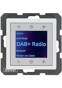 Berker 30846089 Radio Touch UP DAB+ BT Q.x polarweiß samt