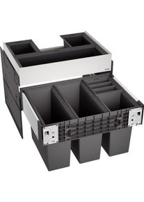 Blanco Select II 60/4 Orga Abfallsammler, 2 x 15 L und 2 x 6 L Eimer, grau (526211)